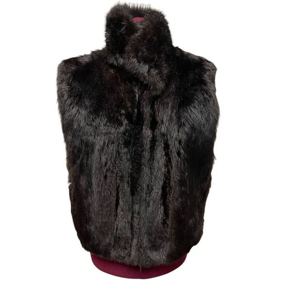 Andrew Marc Jackets & Blazers - ANDREW Marc Genuine New Zealand Opossum Fur Oversize Vest Size L